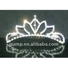 Mais novo rhinestone tiara comb